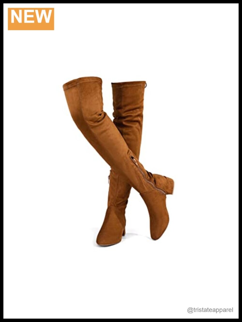 Over Knee Thigh High Boots with Side Zipper Back Lace Winter